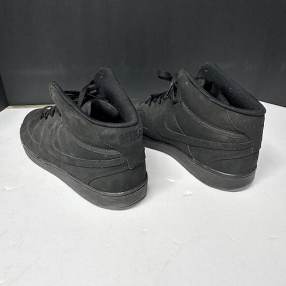 Nike Court Vision Mid Triple Black Men's Size 12 - Picture 3 of 12